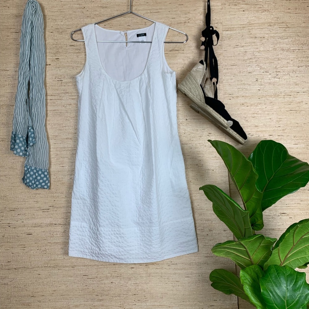 J.Crew Cotton Seersucker A-line Shift Dress